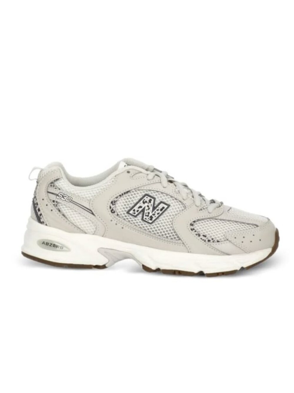 New Balance 530 sneakers in beige and leopard print Women’s size 7 - Picture 2 of 10